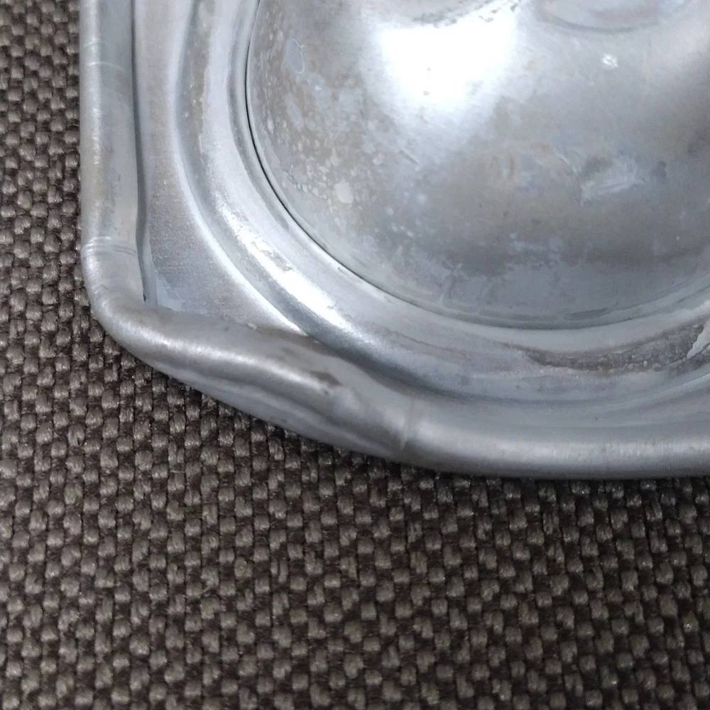 Vintage Wilton aluminum pumpkin tin